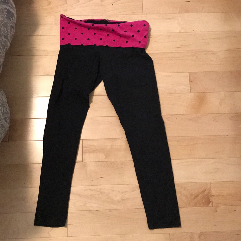 black full length leggings, worn once but too big!